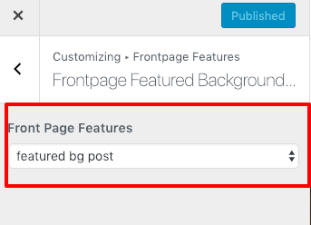 Frontpage Footer Posts