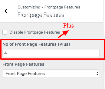 Frontpage Features